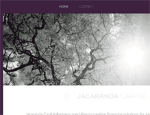 Tablet Screenshot of jacarandacapitalpartners.com